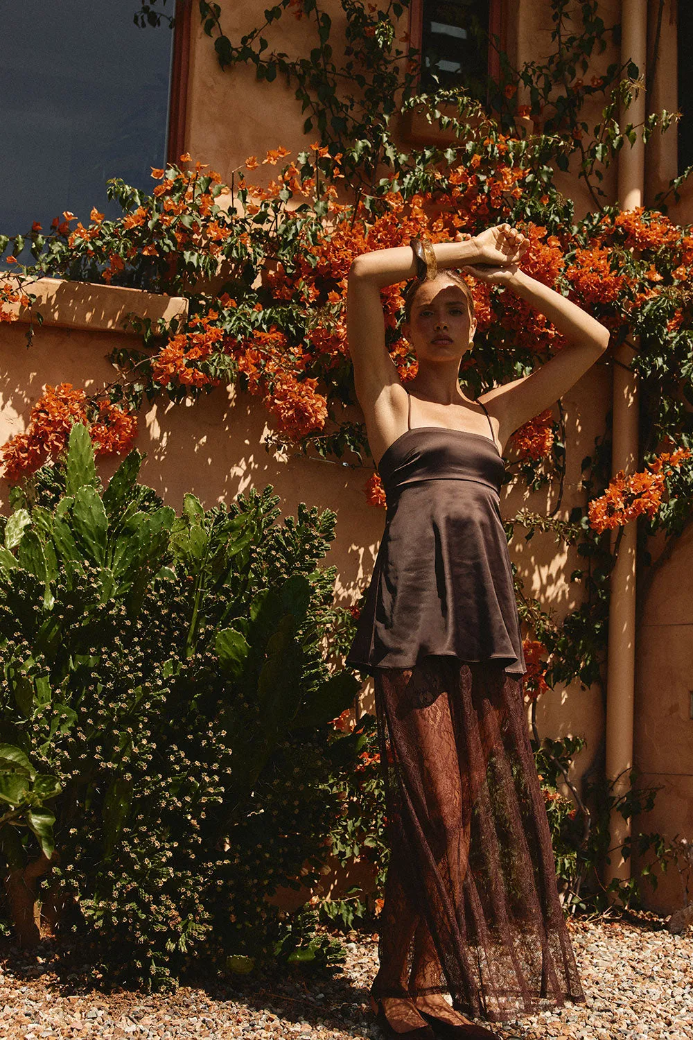 Dove Dress - Chocolate sold by Sabo Skirt product image thumbnail 2