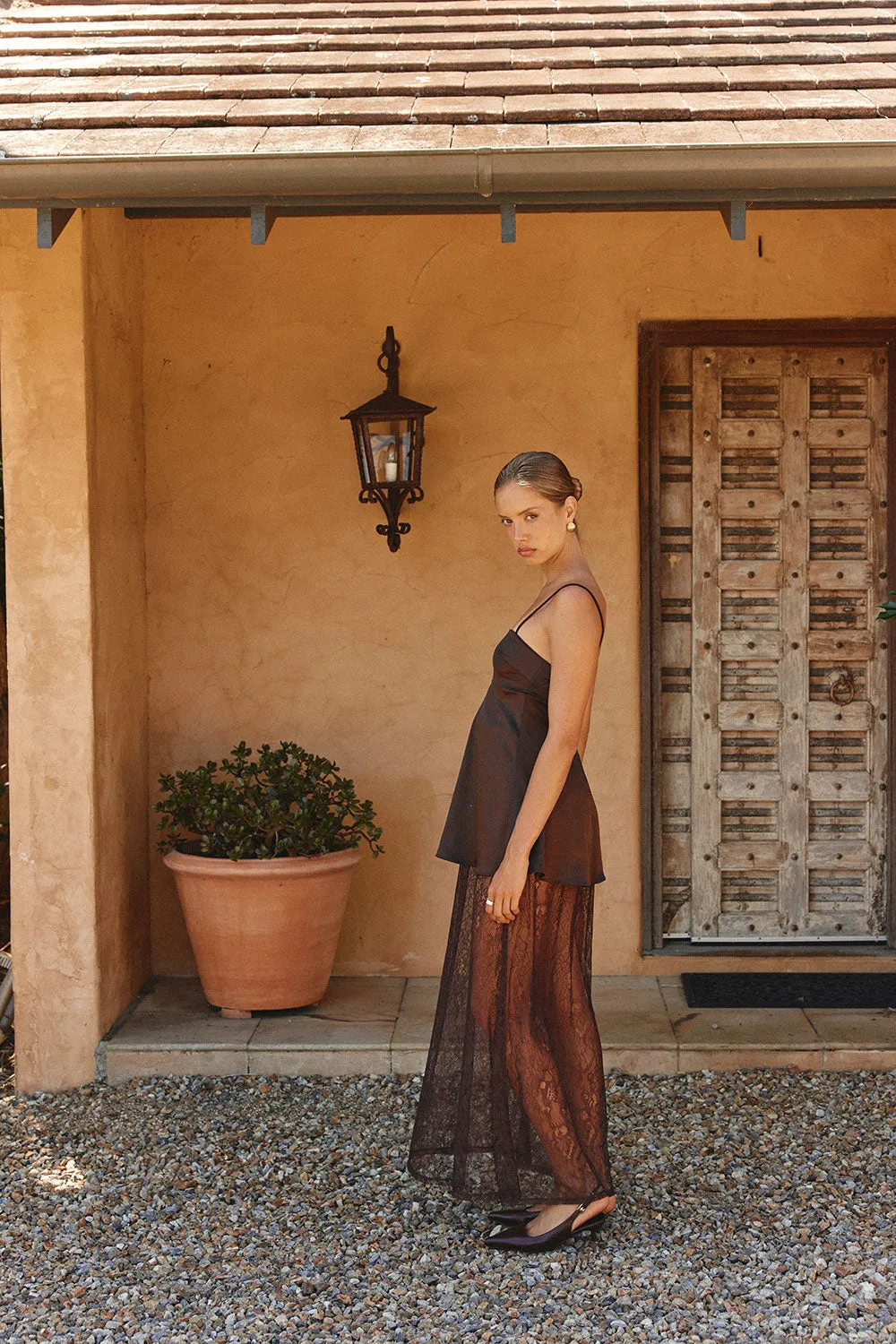 Dove Dress - Chocolate sold by Sabo Skirt product image thumbnail 5