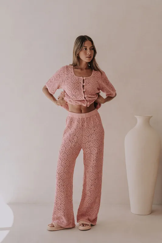 Umiko Pants - Blush sold by Sabo Skirt