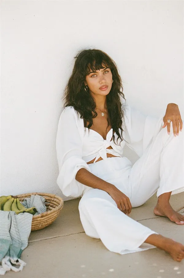 Roza Pants - White sold by Sabo Skirt product image thumbnail 3