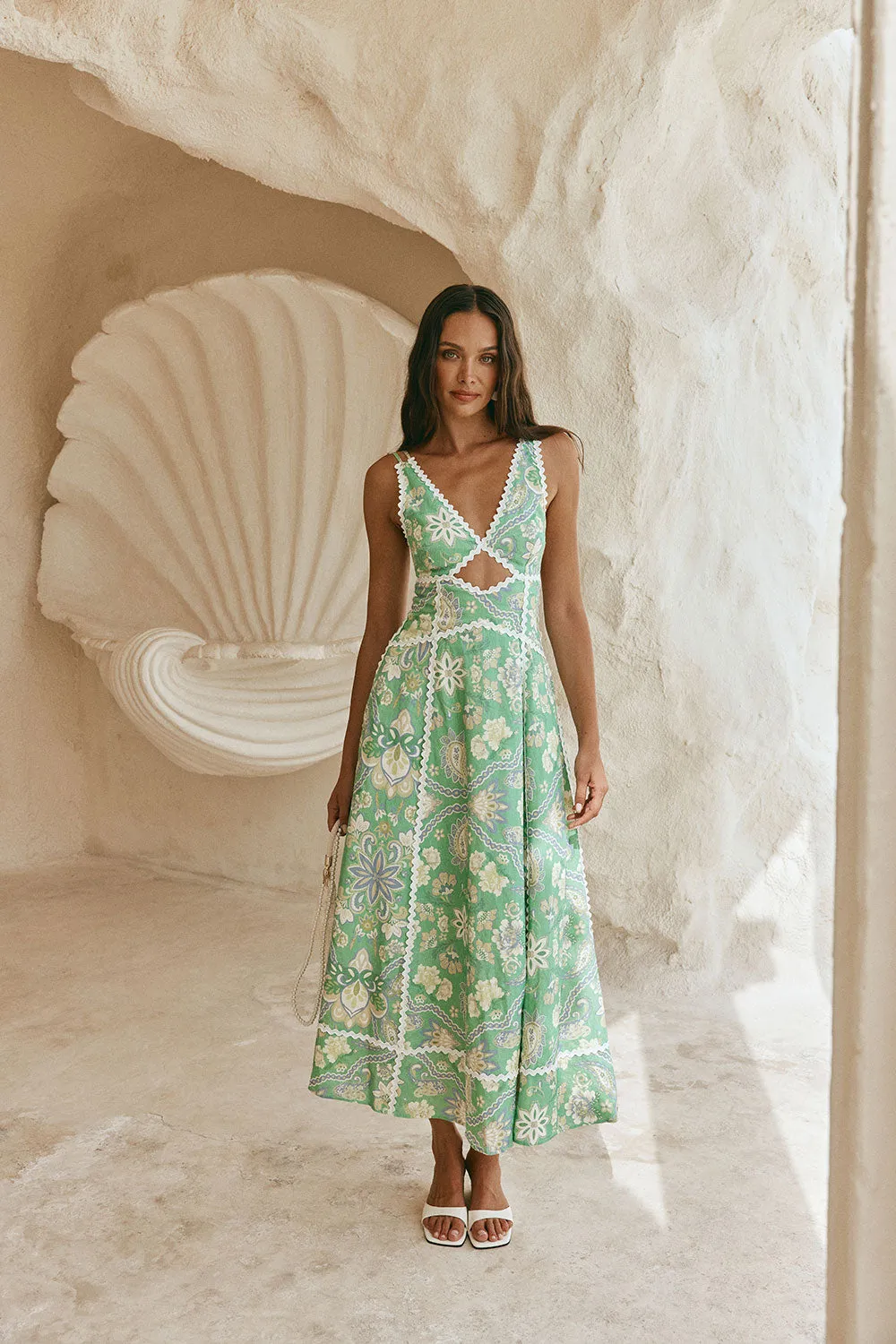 Evia Dress - Heritage sold by Sabo Skirt product image thumbnail 2