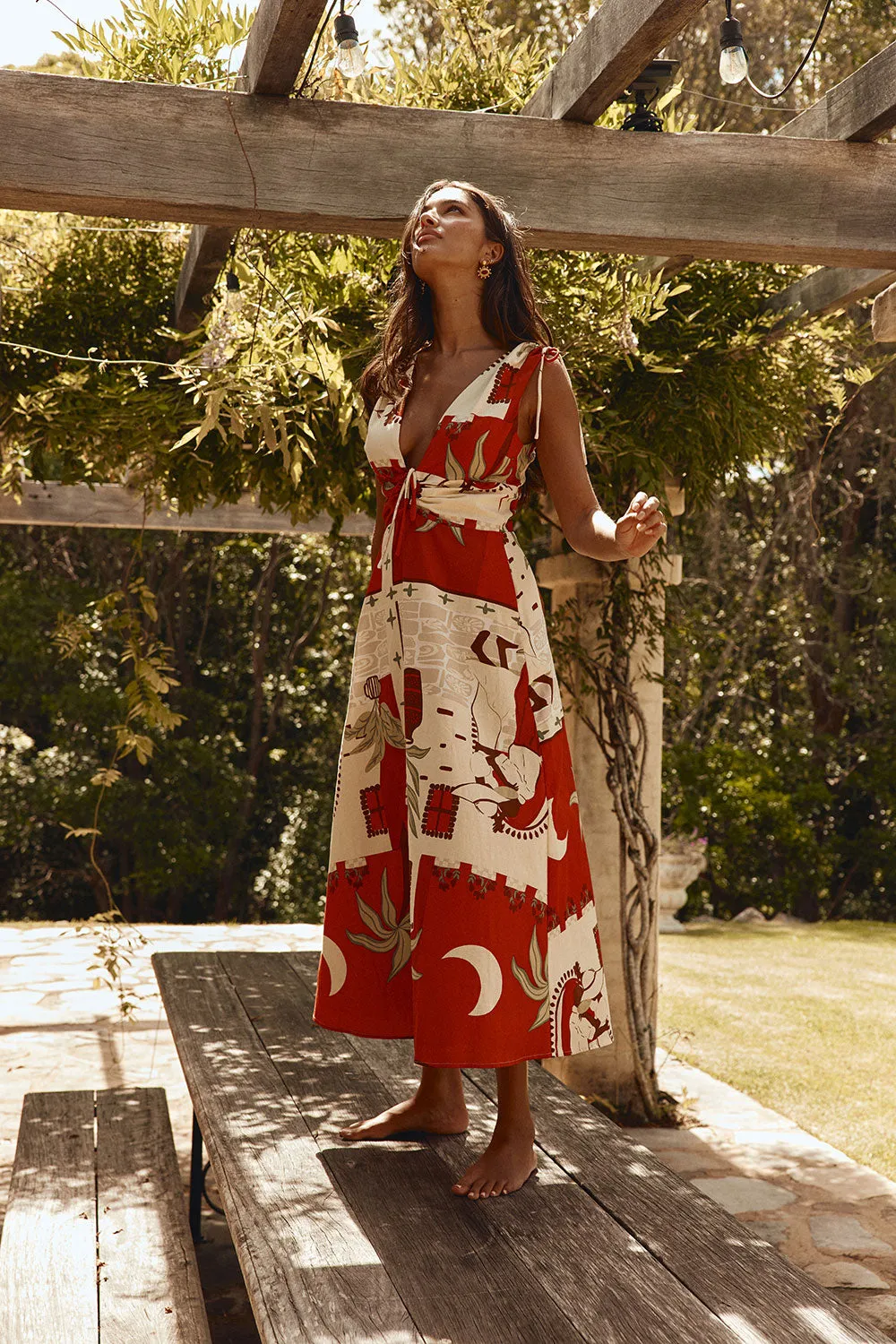 Mira Dress - Palma Vista sold by Sabo Skirt product image thumbnail 3