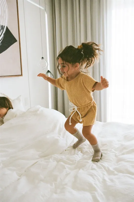 Lilo Playsuit - Mustard sold by Sabo Skirt