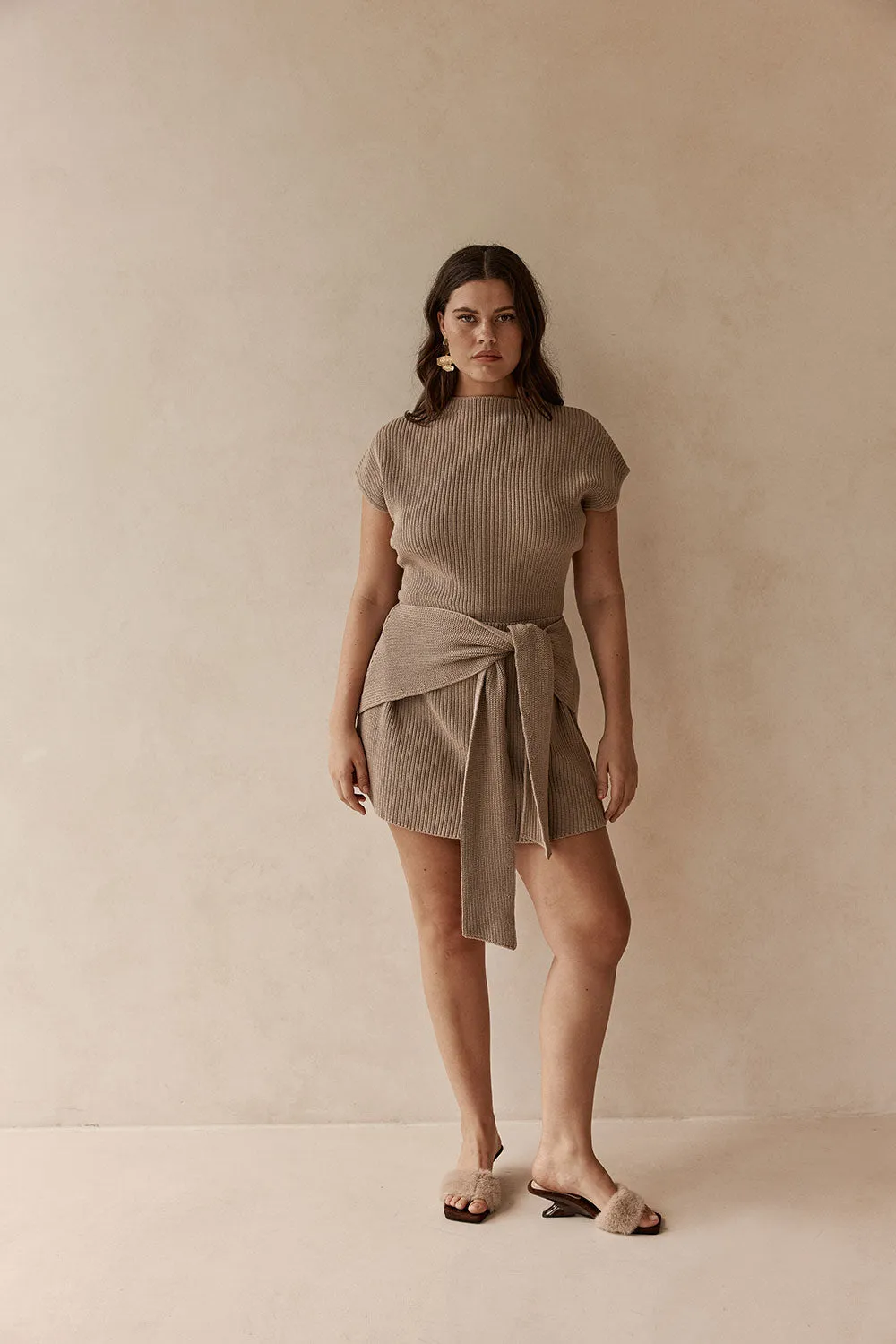 Lovina Dress - Tan sold by Sabo Skirt product image thumbnail 2