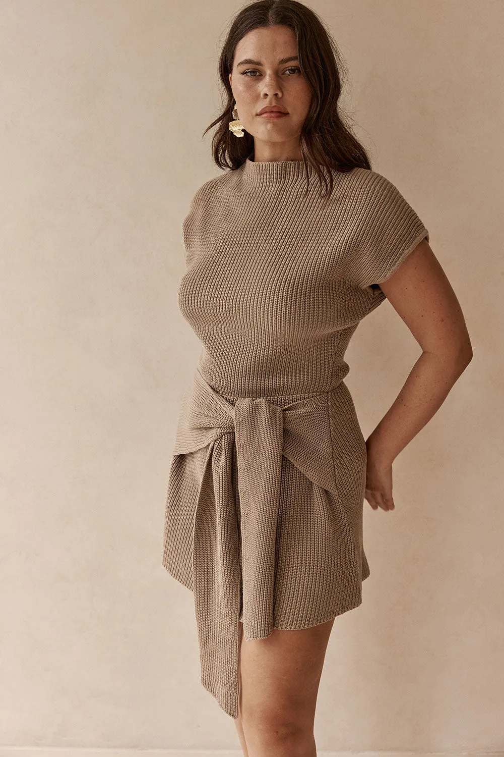 Lovina Dress - Tan sold by Sabo Skirt product image thumbnail 5