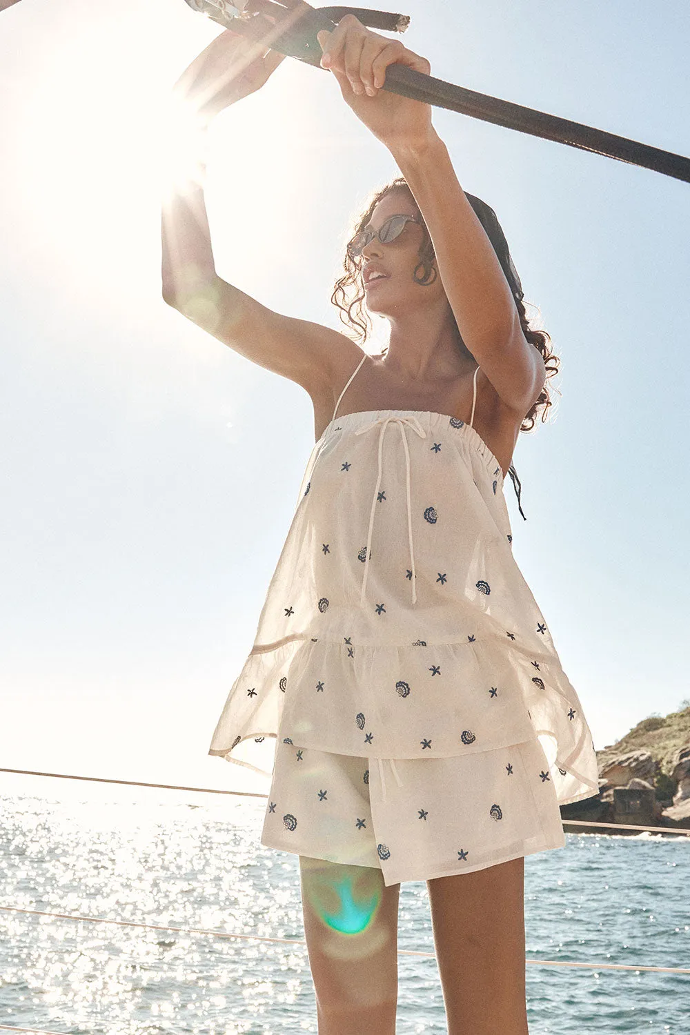 Hazel Shorts - Shoreline sold by Sabo Skirt product image thumbnail 2