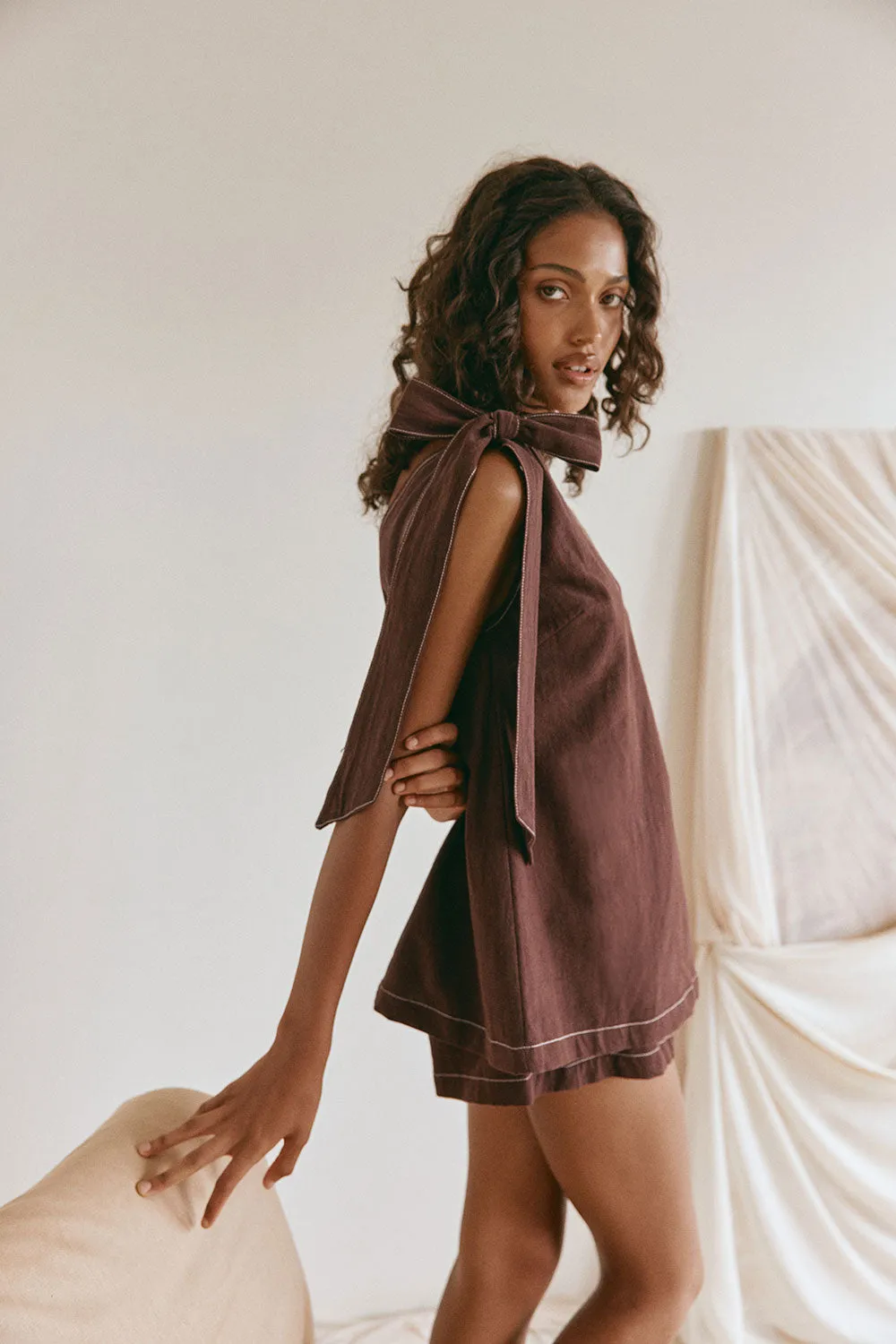 Elixir Top - Chocolate sold by Sabo Skirt product image thumbnail 2