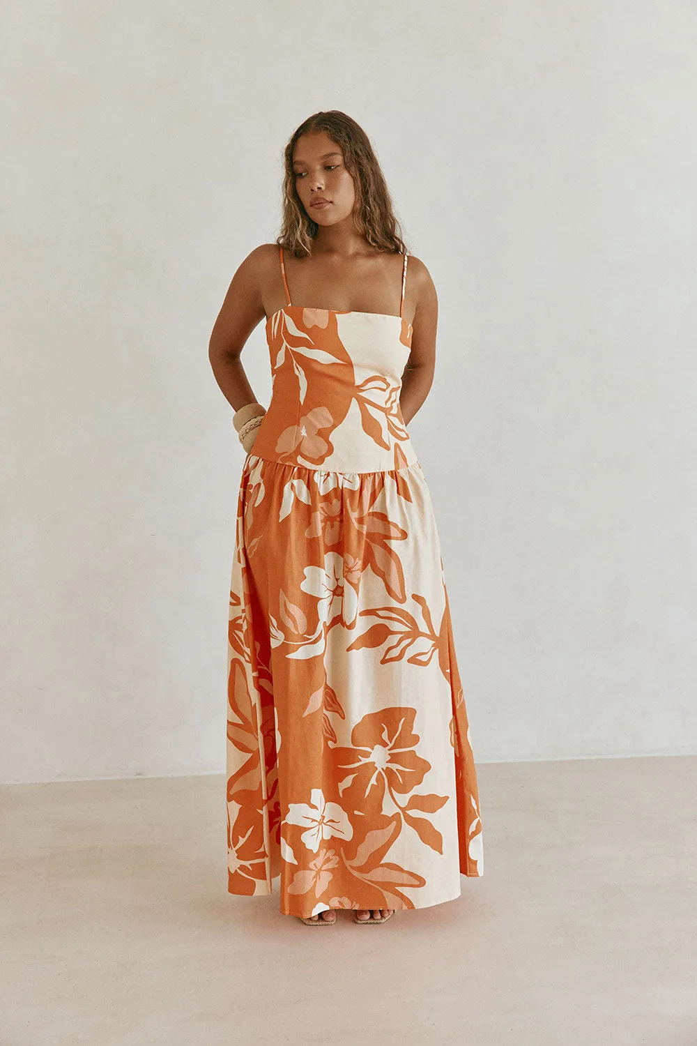 Samia Dress - Sunset Botanica sold by Sabo Skirt product image thumbnail 2