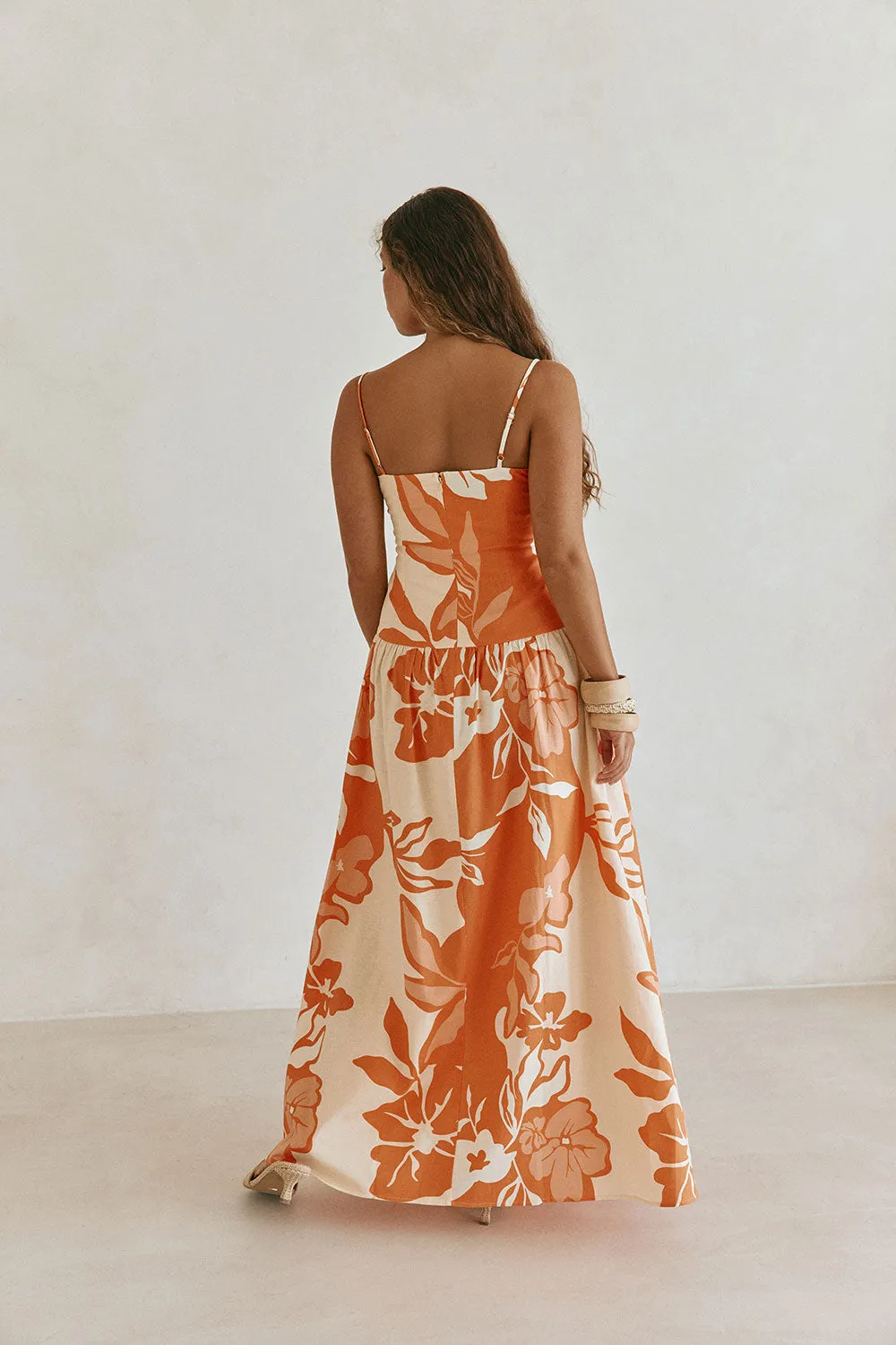 Samia Dress - Sunset Botanica sold by Sabo Skirt product image thumbnail 5