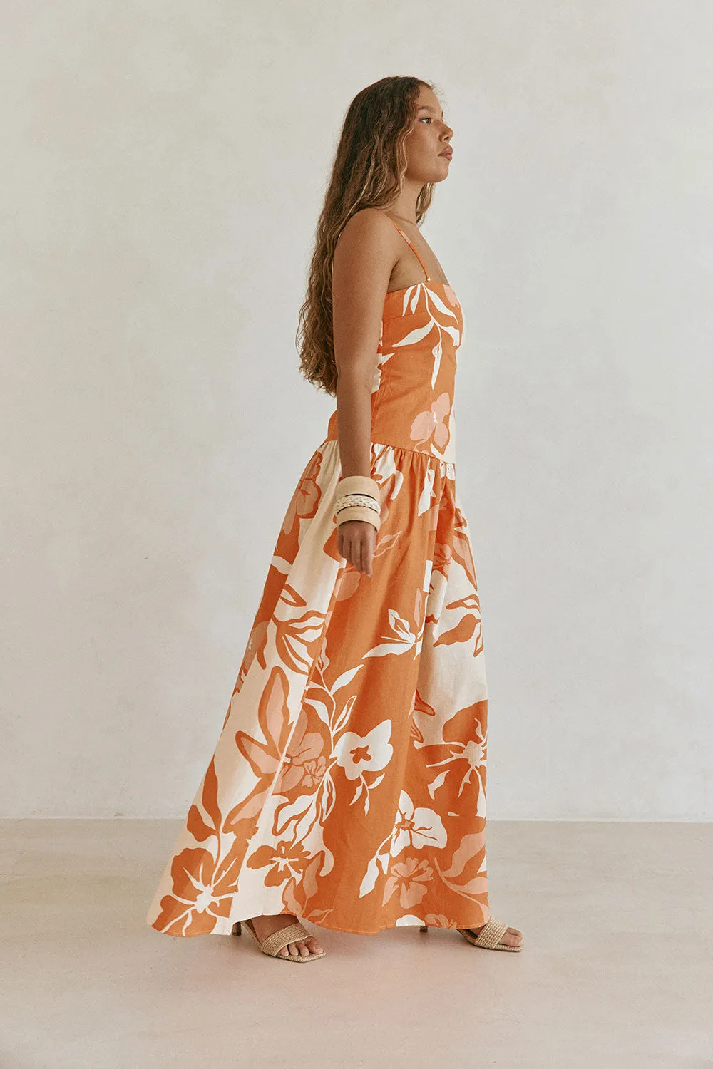 Samia Dress - Sunset Botanica sold by Sabo Skirt product image thumbnail 4
