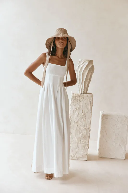 Flore Dress - White made by Sabo Skirt