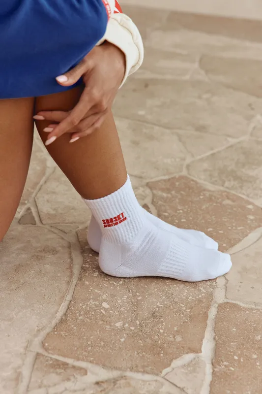 Stride Crew Socks made by Sabo Skirt