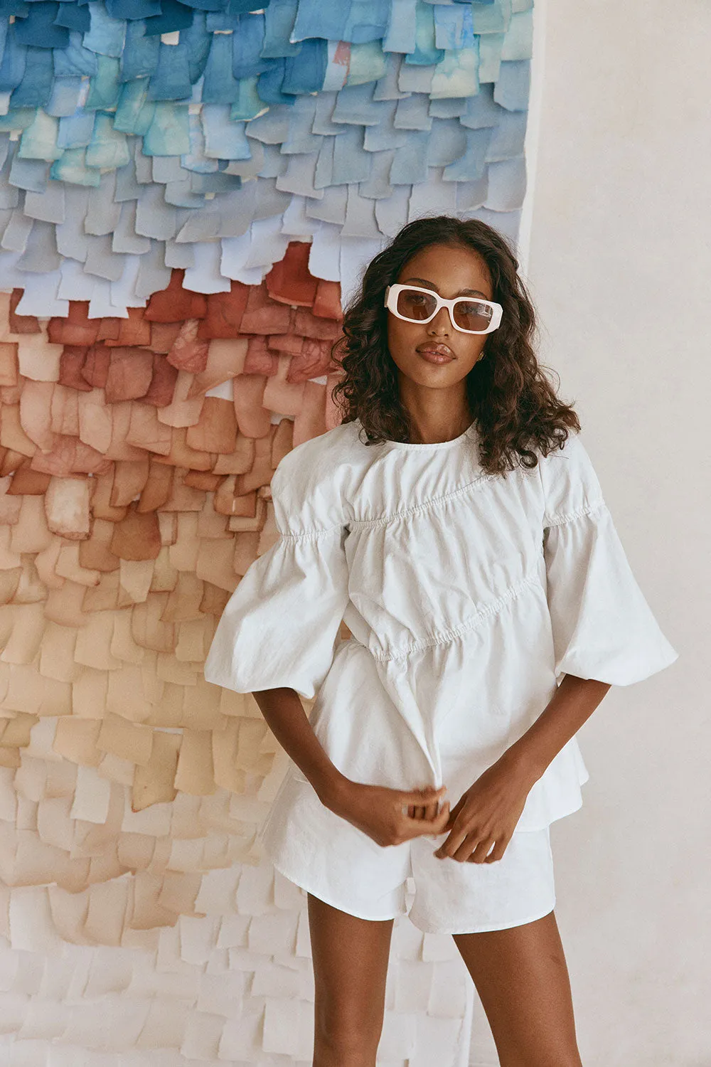 Akel Top - White sold by Sabo Skirt product image thumbnail 3