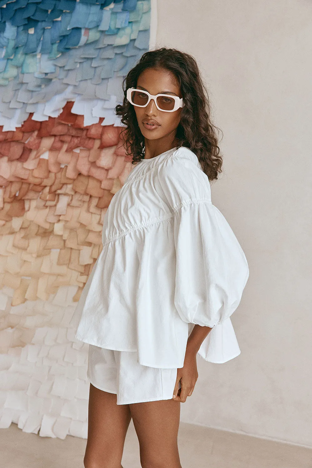 Akel Top - White sold by Sabo Skirt product image thumbnail 4