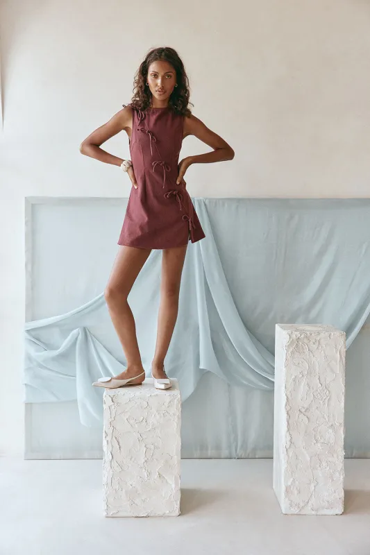 Kapri Dress - Merlot made by Sabo Skirt