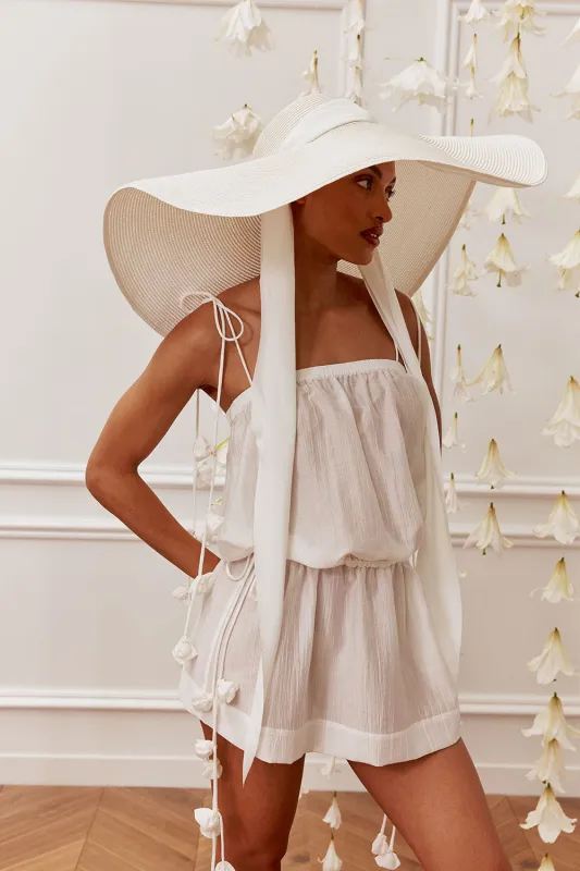 Lucia Dress - White made by Sabo Skirt