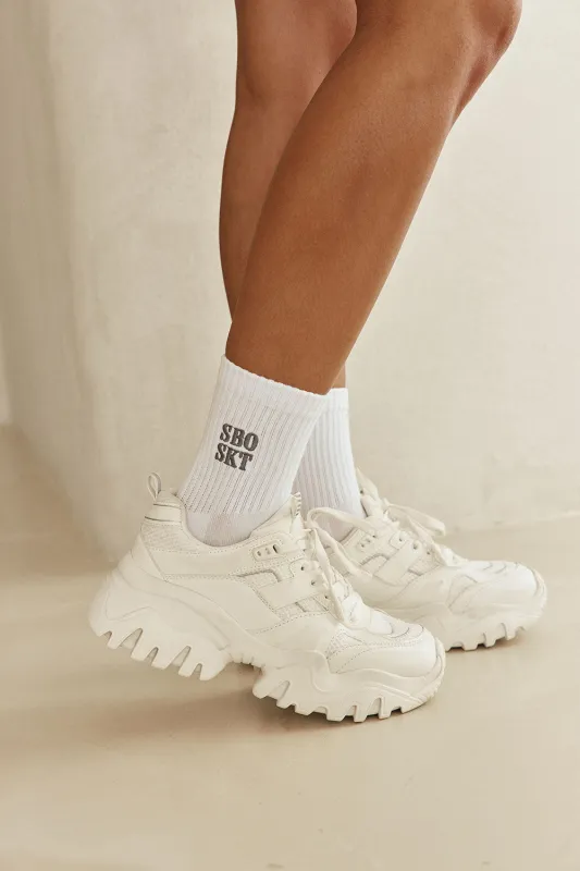 SBO Crew Socks - Grey made by Sabo Skirt