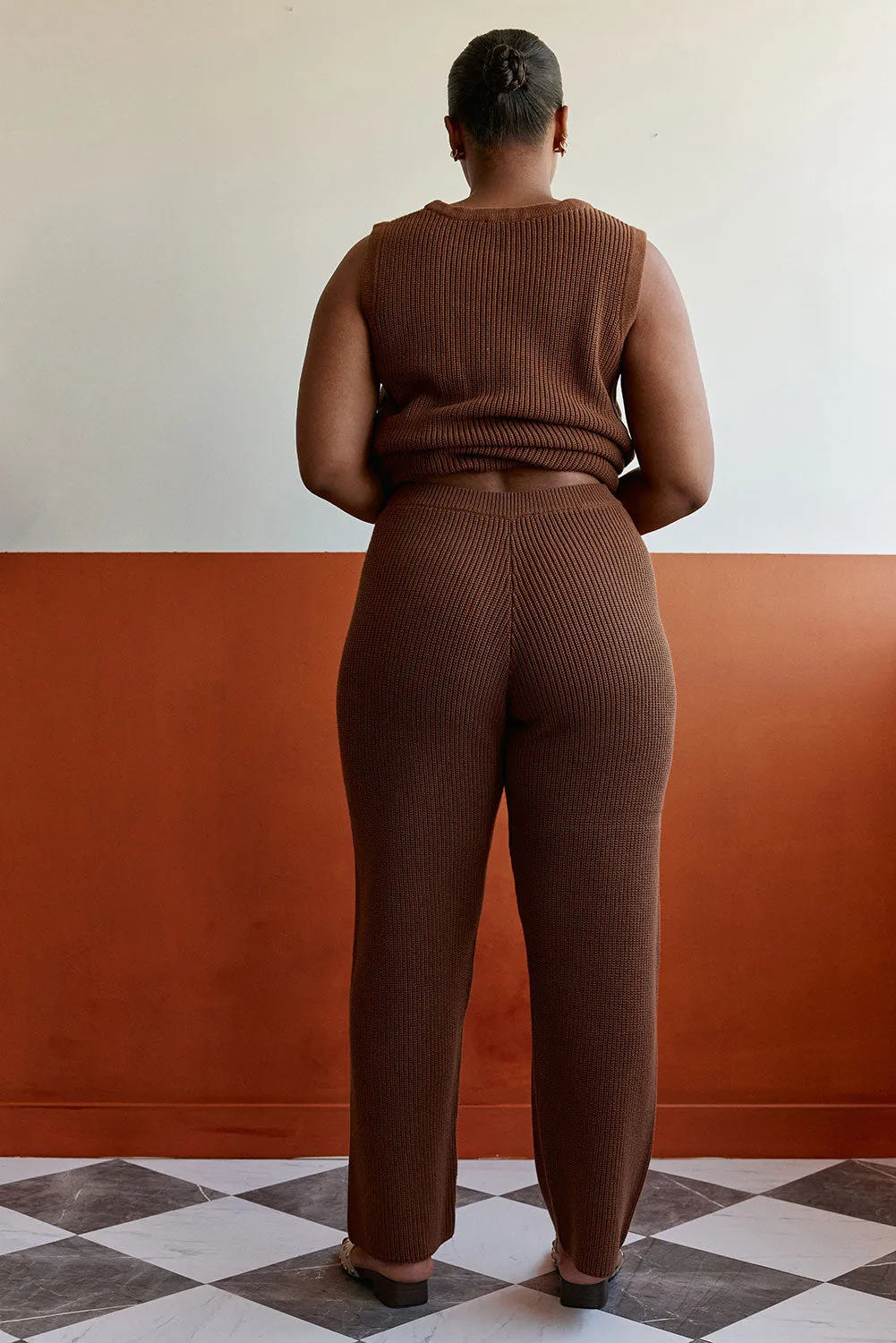 Maxine Pants - Chocolate sold by Sabo Skirt product image thumbnail 5