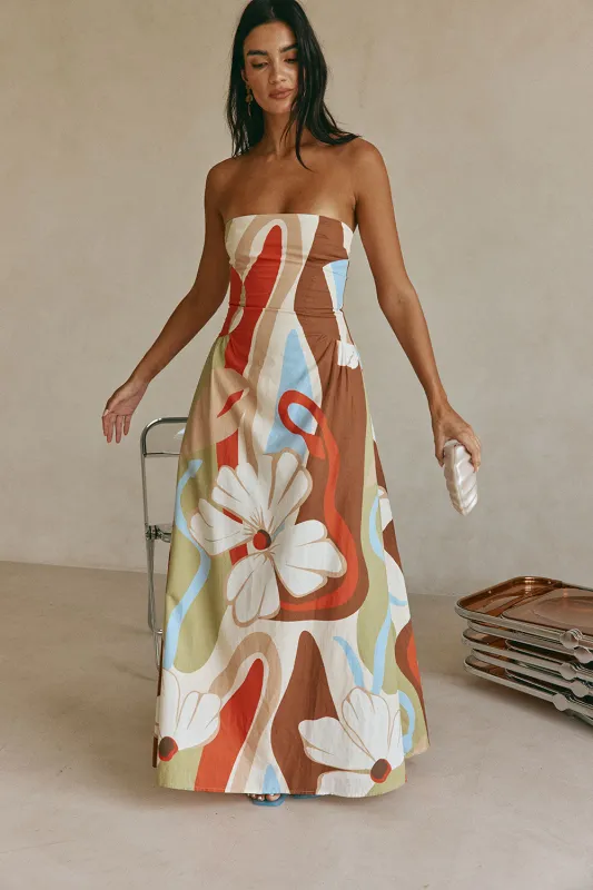 Pippa Dress - Serpente Fleur made by Sabo Skirt