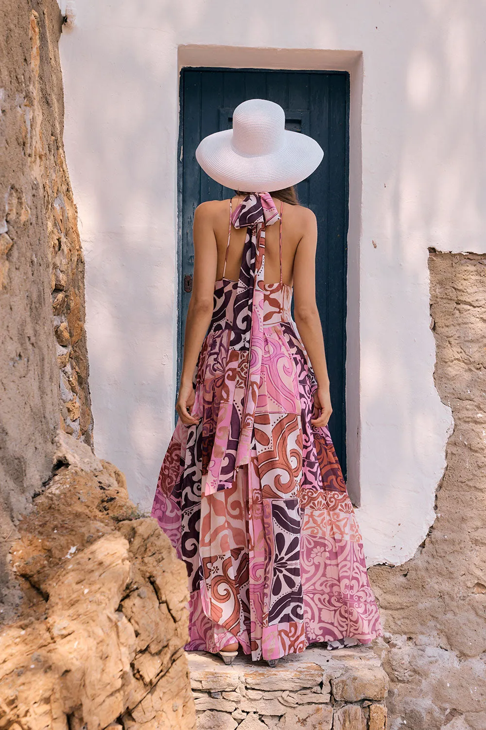 Margot Pleated Dress - Mosaica sold by Sabo Skirt product image thumbnail 5