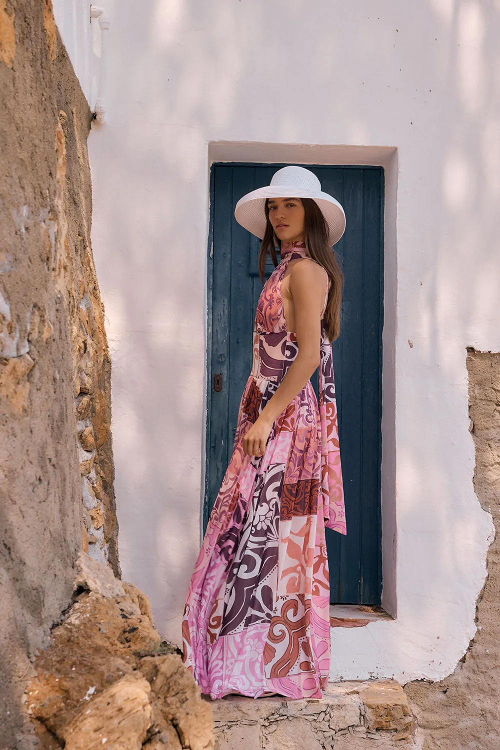 Margot Pleated Dress - Mosaica sold by Sabo Skirt product image thumbnail 4