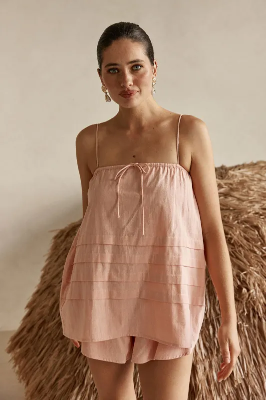 Minka Top - Blush made by Sabo Skirt