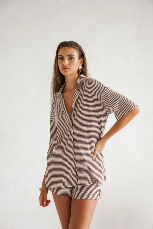 Mallory Top - Stripe sold by Sabo Skirt