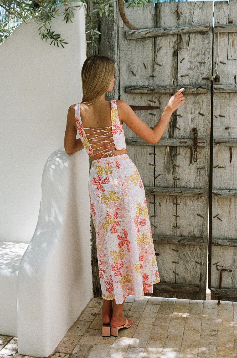 Keara Midi Skirt - Pollen sold by Sabo Skirt product image thumbnail 3