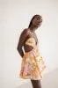 Toulouse Mini Dress - Hibiscus sold by Sabo Skirt