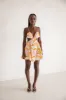 Toulouse Mini Dress - Hibiscus sold by Sabo Skirt