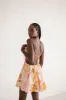 Toulouse Mini Dress - Hibiscus sold by Sabo Skirt