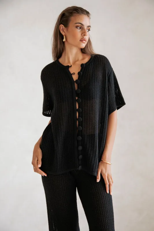 Zayna Top - Black sold by Sabo Skirt