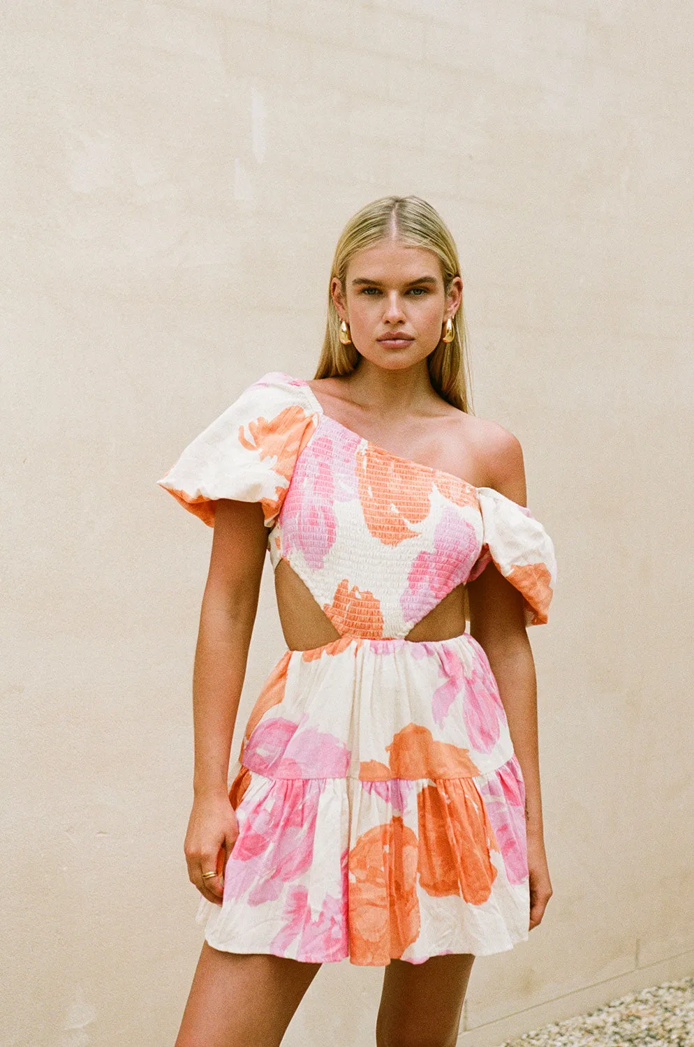 SAMPLE-Raffy Dress - Solstice Pink sold by Sabo Skirt