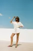 Juniper Playsuit - White sold by Sabo Skirt