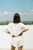 Juniper Playsuit - White sold by Sabo Skirt