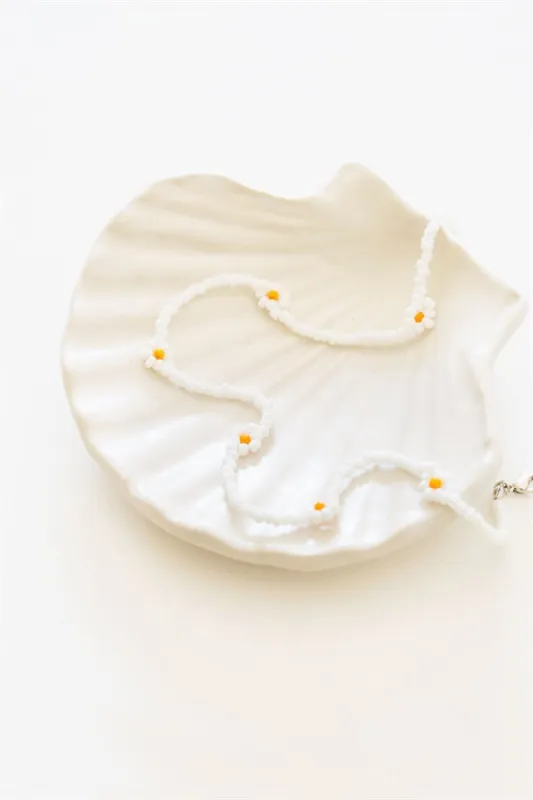 Beaded Daisy Necklace sold by Sabo Skirt