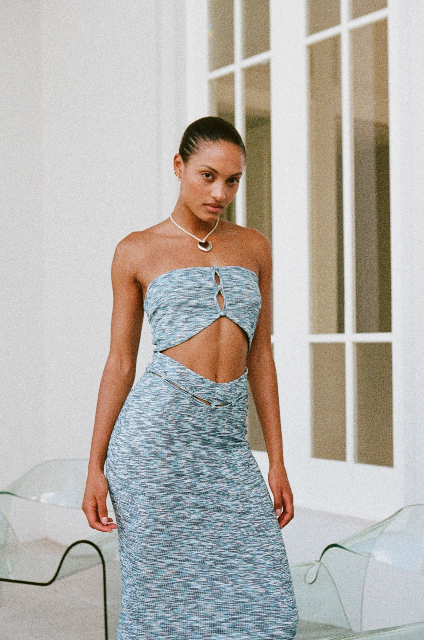 Sari Cutout Dress sold by Sabo Skirt