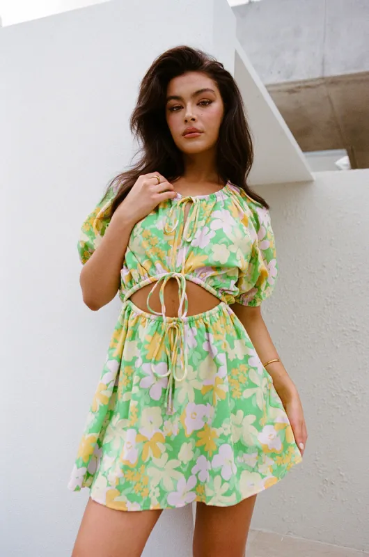 Milo Dress - Juniper Green sold by Sabo Skirt