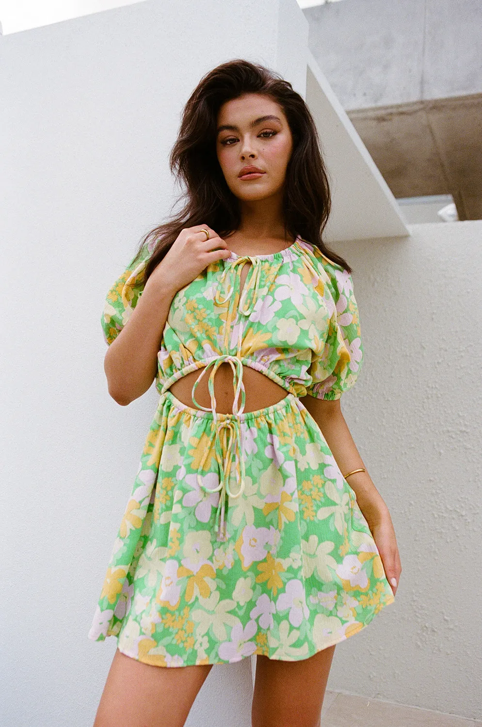 Milo Dress - Juniper Green sold by Sabo Skirt