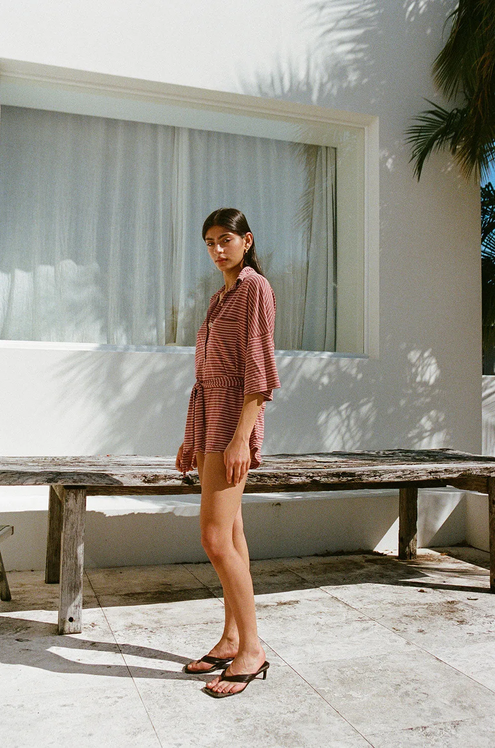 SAMPLE-Milena Playsuit - Stripe sold by Sabo Skirt product image thumbnail 4