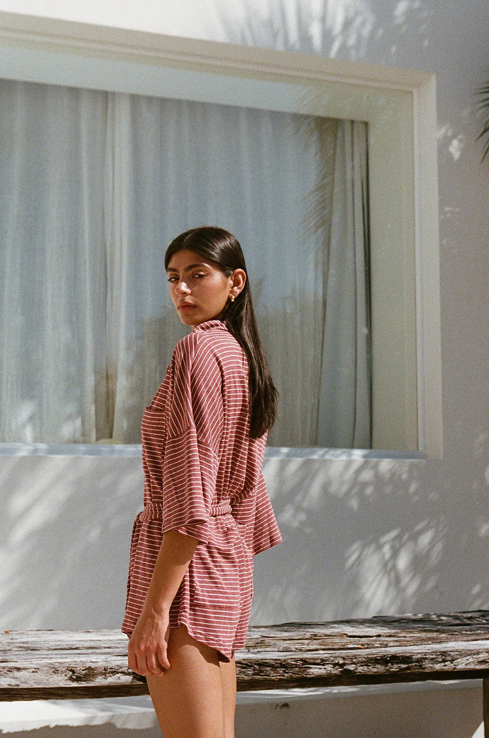 SAMPLE-Milena Playsuit - Stripe sold by Sabo Skirt product image thumbnail 2