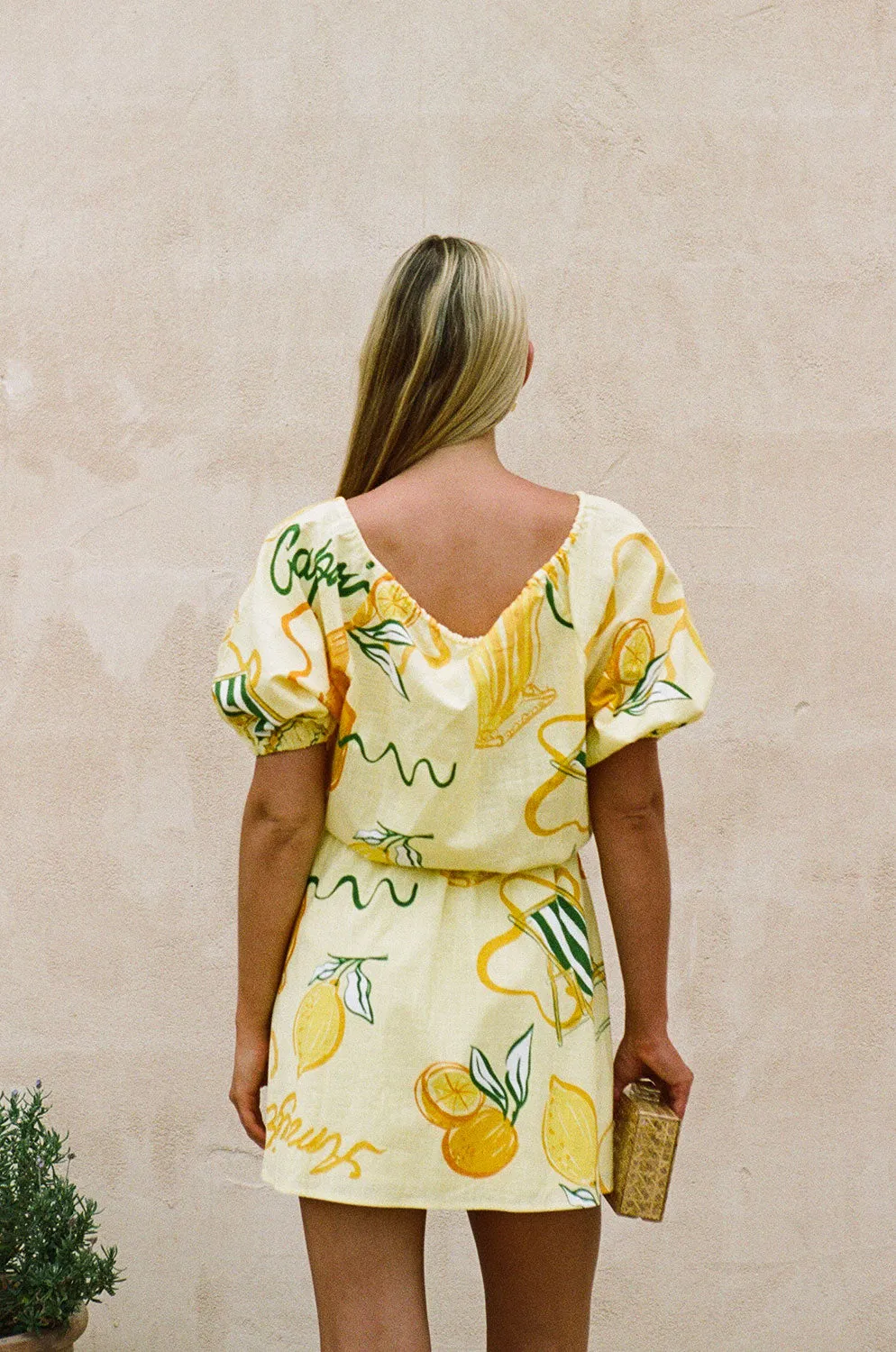 SAMPLE-Milo Dress - Amalfi Citrus sold by Sabo Skirt product image thumbnail 3