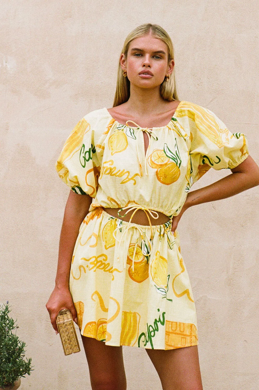 SAMPLE-Milo Dress - Amalfi Citrus sold by Sabo Skirt product image thumbnail 5