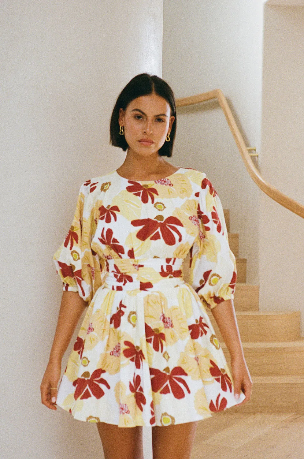 SAMPLE-Bettina Dress - Dusk Lily sold by Sabo Skirt