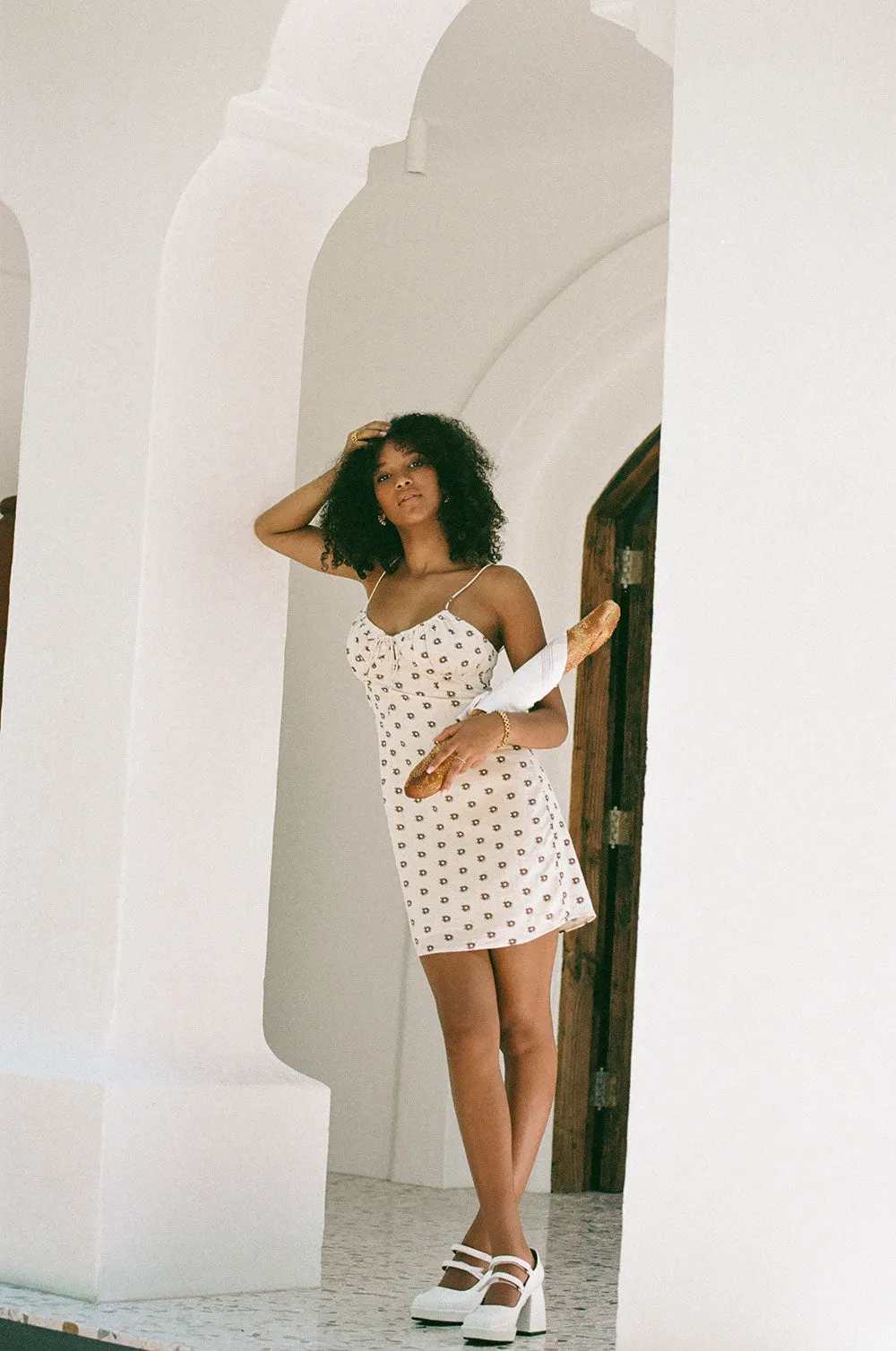 SAMPLE-Kahlua Dress - Dusty Floral sold by Sabo Skirt product image thumbnail 4