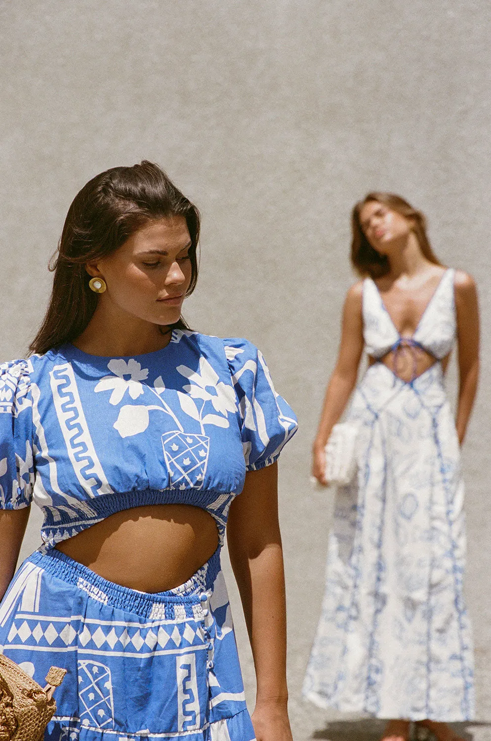 Laiken Maxi Dress - Lemoni Blue sold by Sabo Skirt product image thumbnail 4