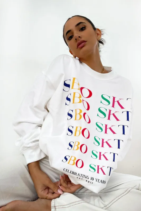 Santa Monica Sweater made by Sabo Skirt