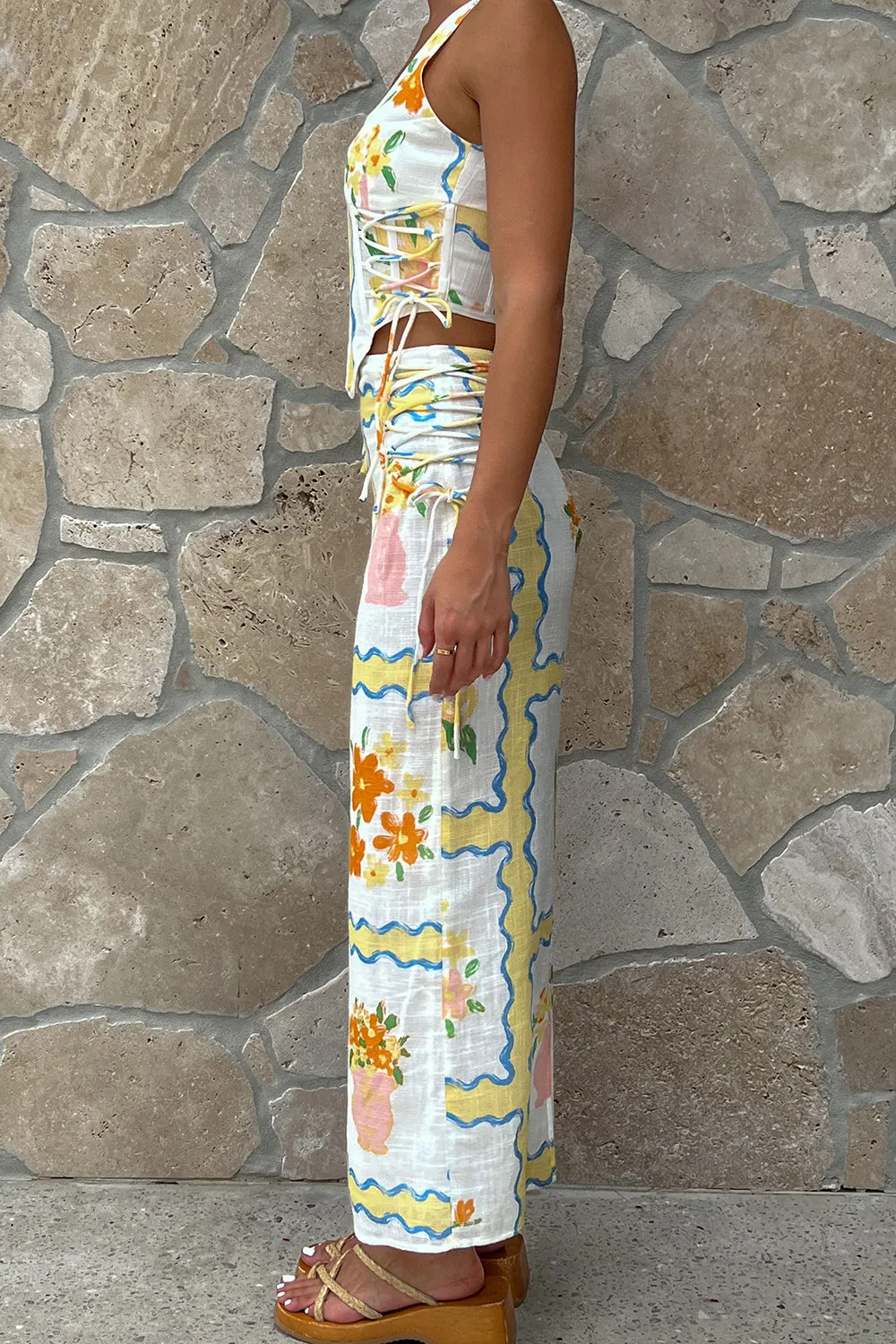 Taleah Skirt - Flower Pots sold by Sabo Skirt product image thumbnail 2