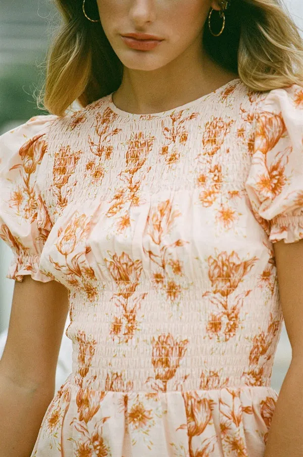 SAMPLE-Charlize Shirred Dress sold by Sabo Skirt product image thumbnail 3