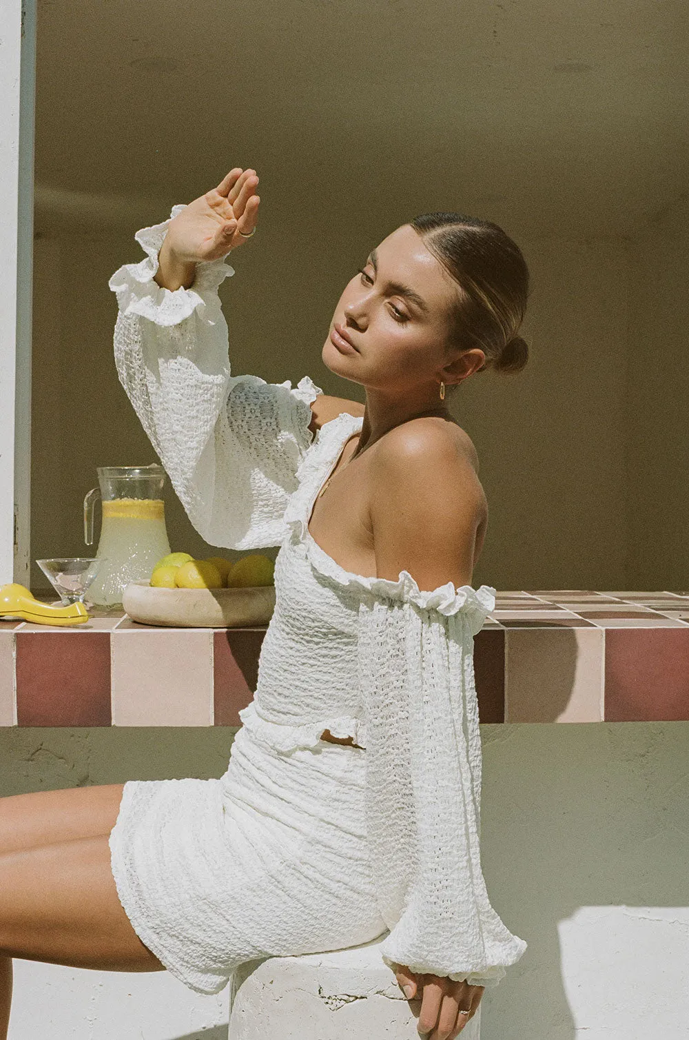 SAMPLE-Nola One Shoulder Dress sold by Sabo Skirt product image thumbnail 4